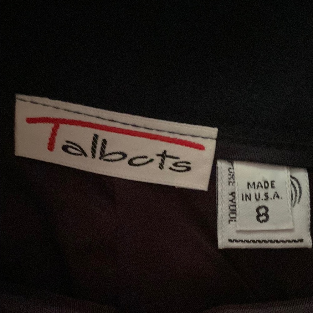 Talbots Navy Wool Women's Skirt - Picture 5 of 7